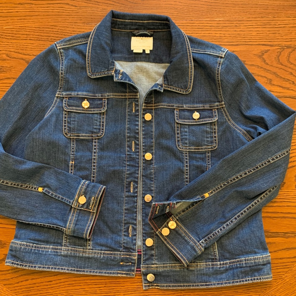 Kate Spade Jean Jacket size 12 14, XL